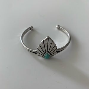Sterling silver arm cuff bracelet
